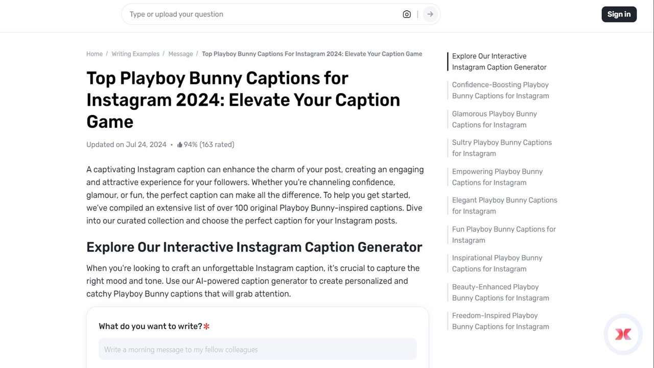 How to Use Gauth to Generate Confidence-Boosting Playboy Bunny Captions